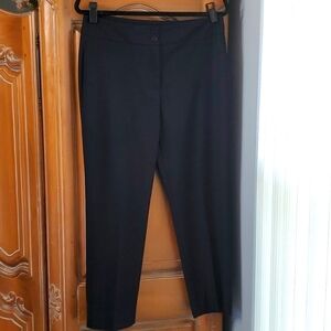 TALBOTS NWT. Black slacks,  heritage style. Size 8. Zipper front closure.